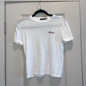 Future State Free People Gemini Semi-Crop White T-Shirt
